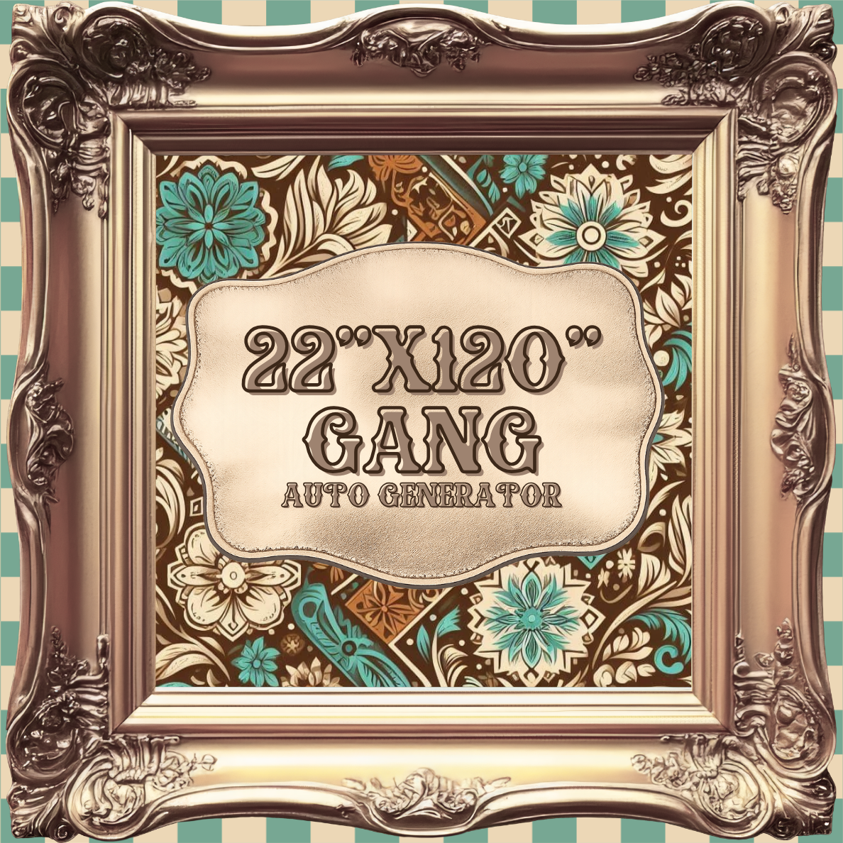 22" x 120" Gang Sheet Auto Generate Builder