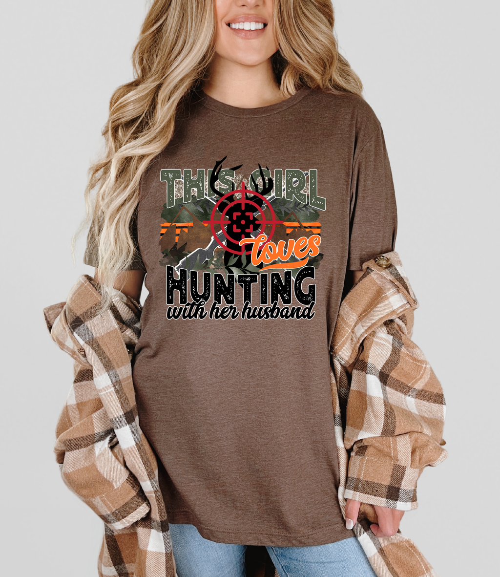 This Girl Loves Hunting With Her Husband Mayberry Prints