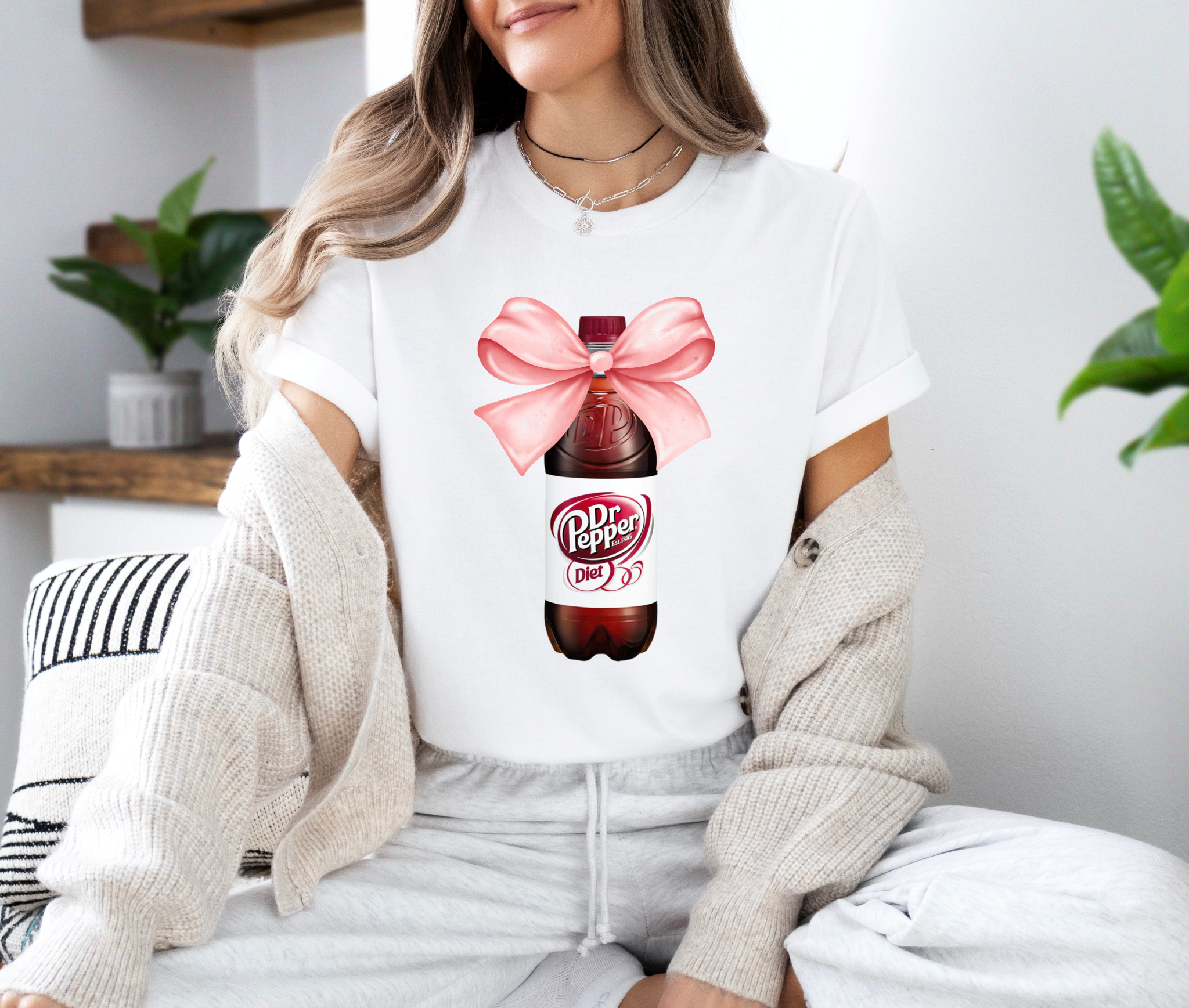Diet Dr. Pepper Bow