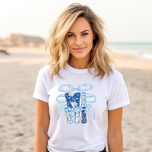 Load image 1 in gallery view. Blue Bow Mimi