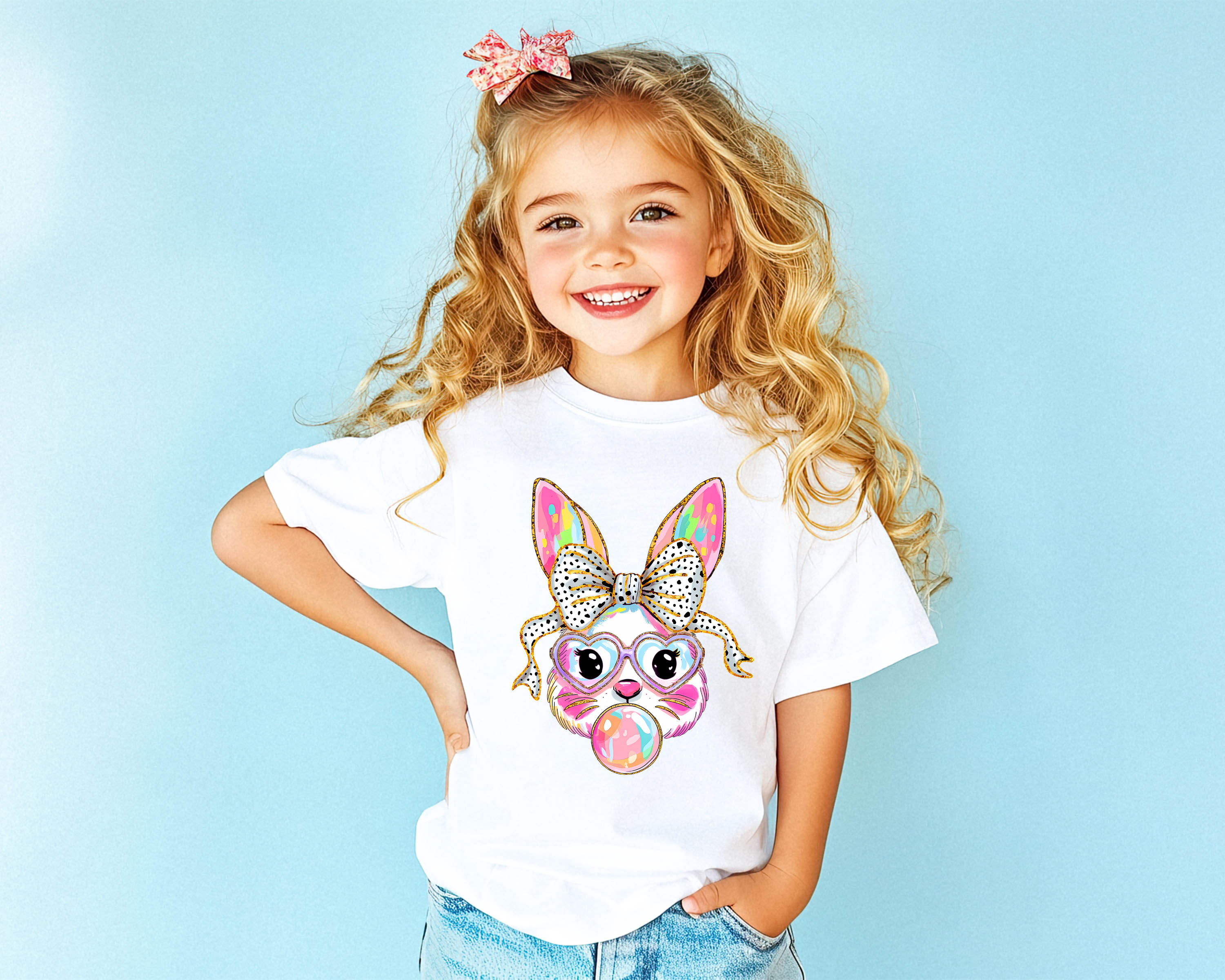 Neon Cute Bunny