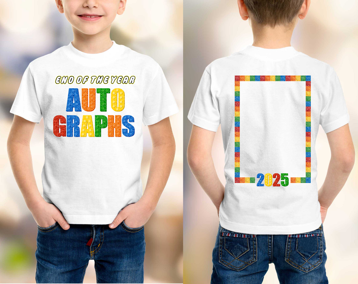 2025 - End of School Auto Graphs Legos