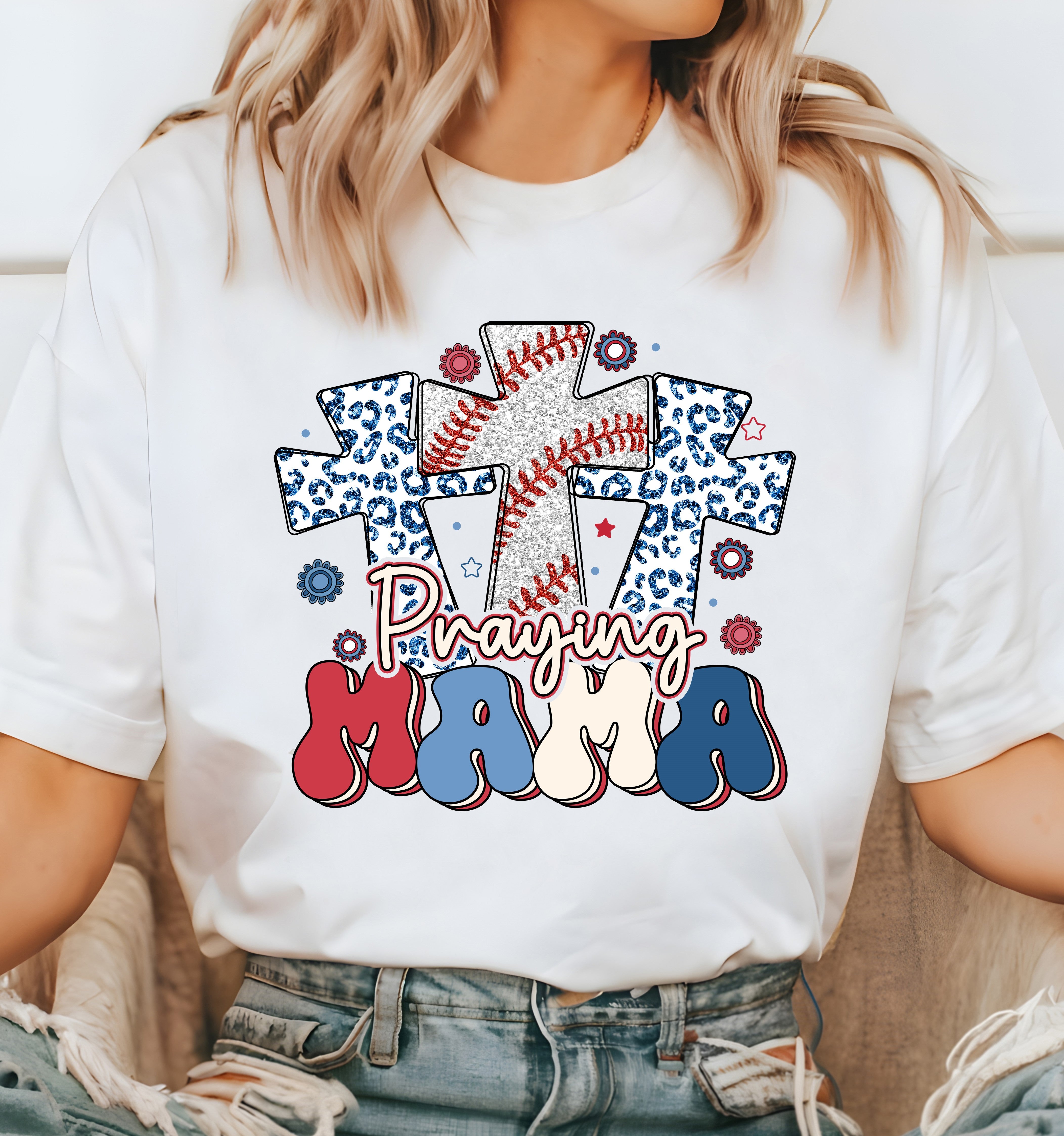 Baseball Praying Mama