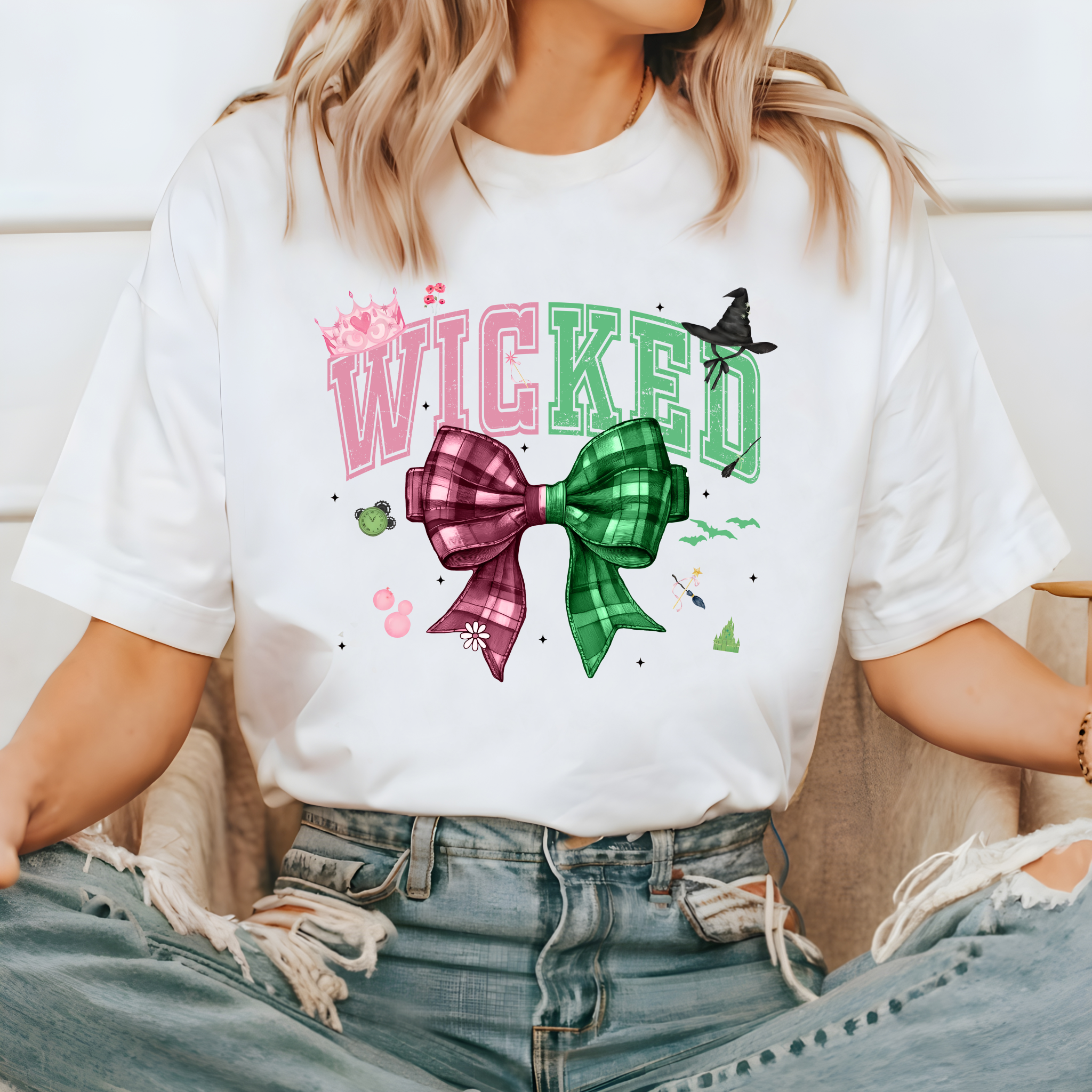 Wicked Pink and Green