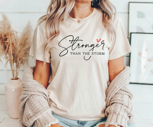 Load image 1 in gallery view. You Are Stronger Than The Storm