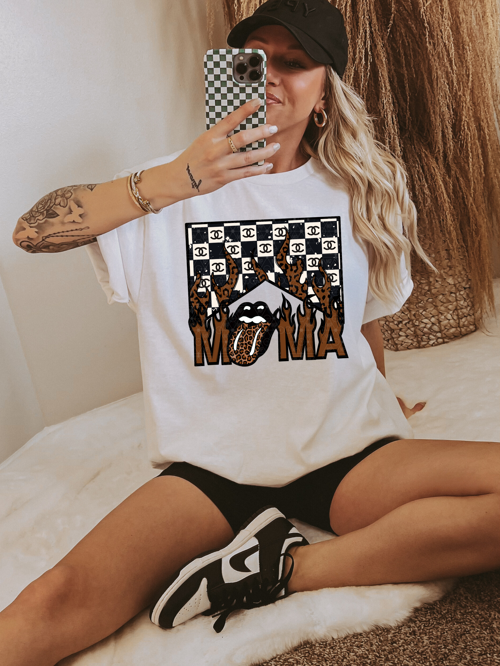 Boujee Checkered Mama