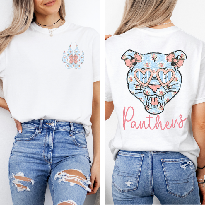 Preppy Floral Panthers