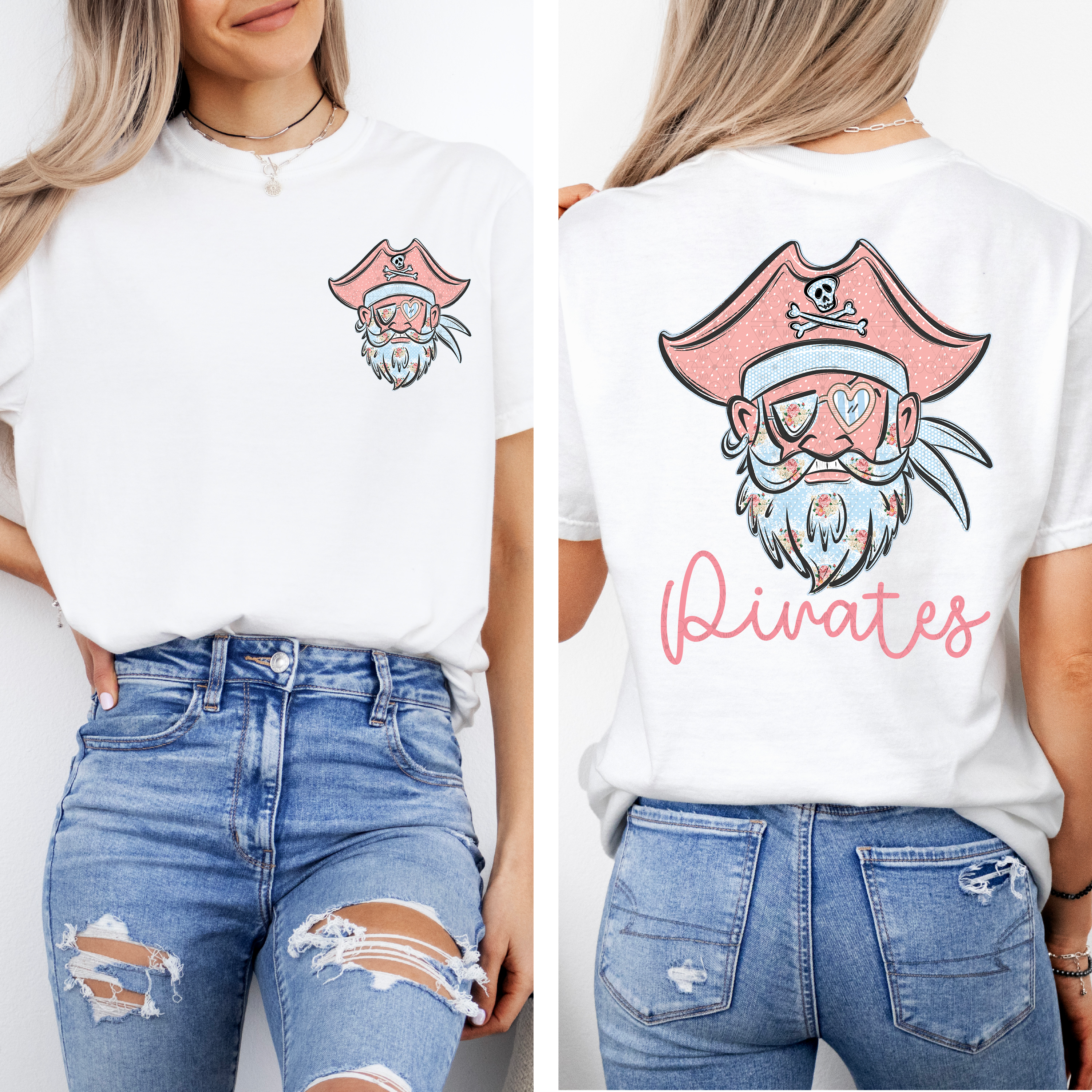 Preppy Floral Pirates
