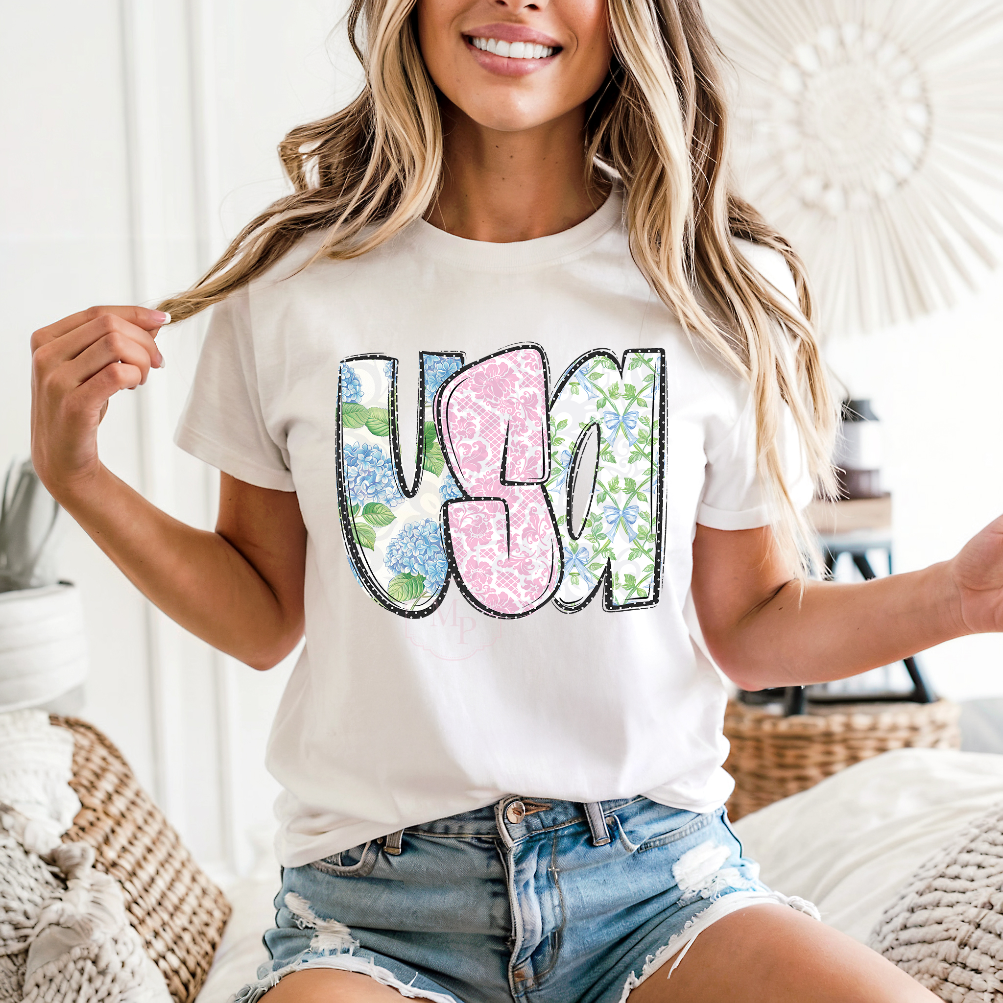 Pink Floral USA