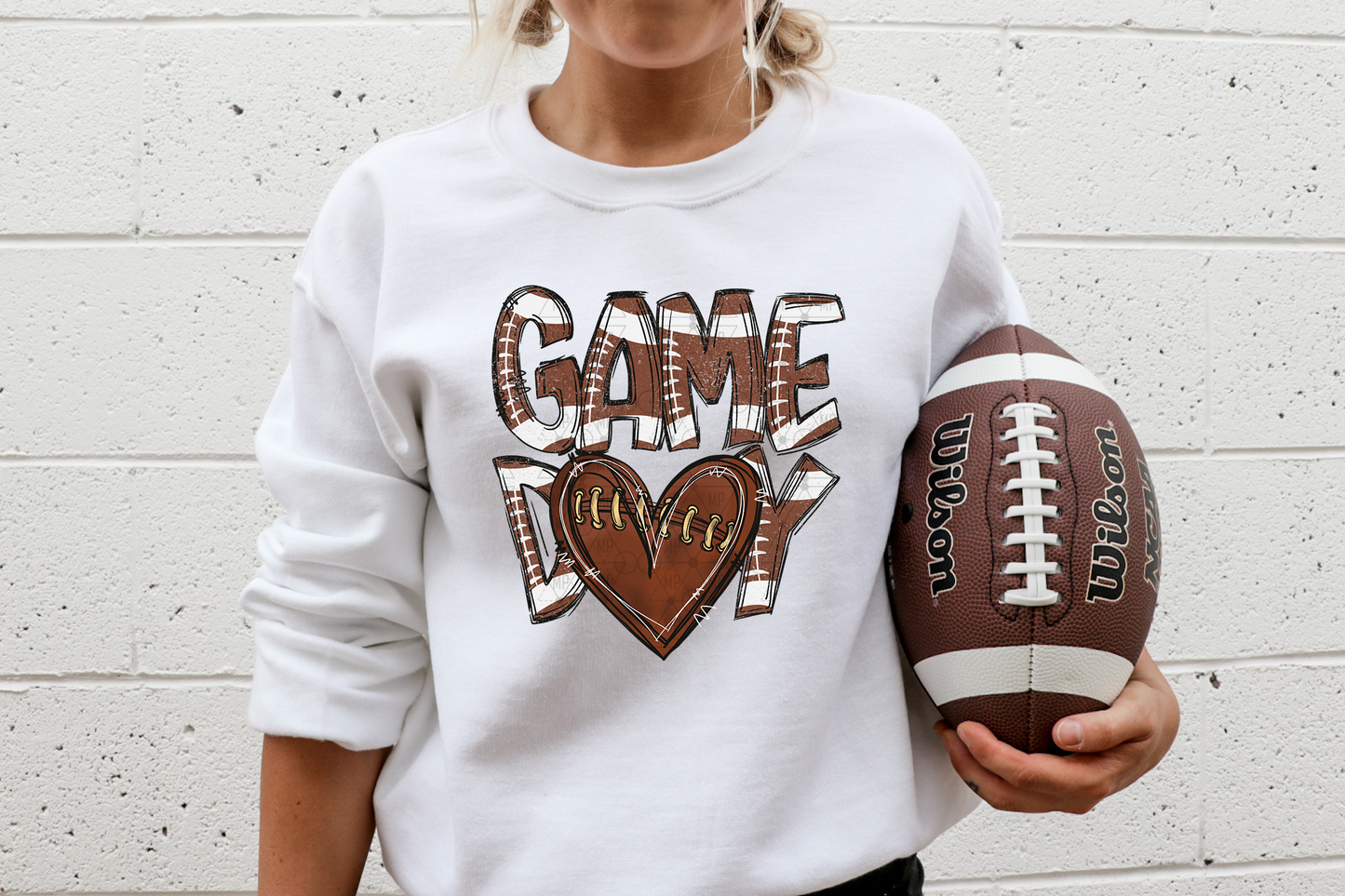 Football Heart Game Day