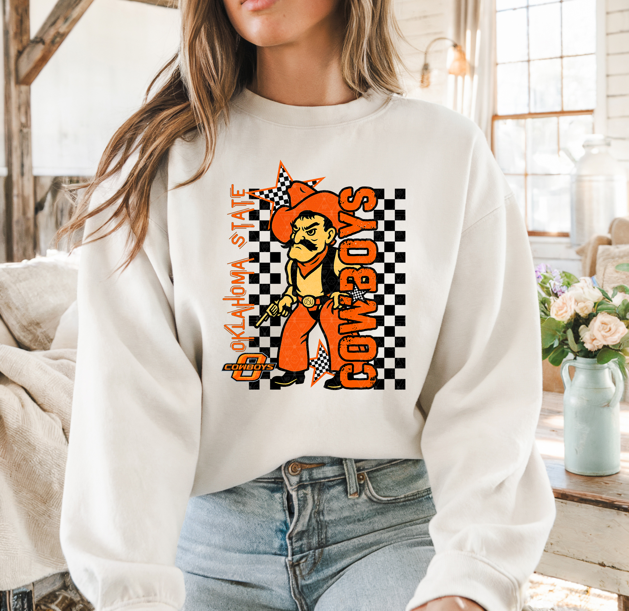 Checkered Oklahoma Cowboy