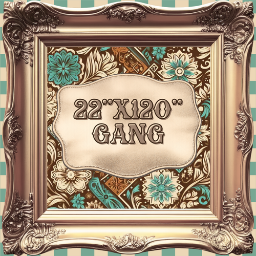 Load image 1 in gallery view. 22" x 120" Build Your Own Gang Sheet