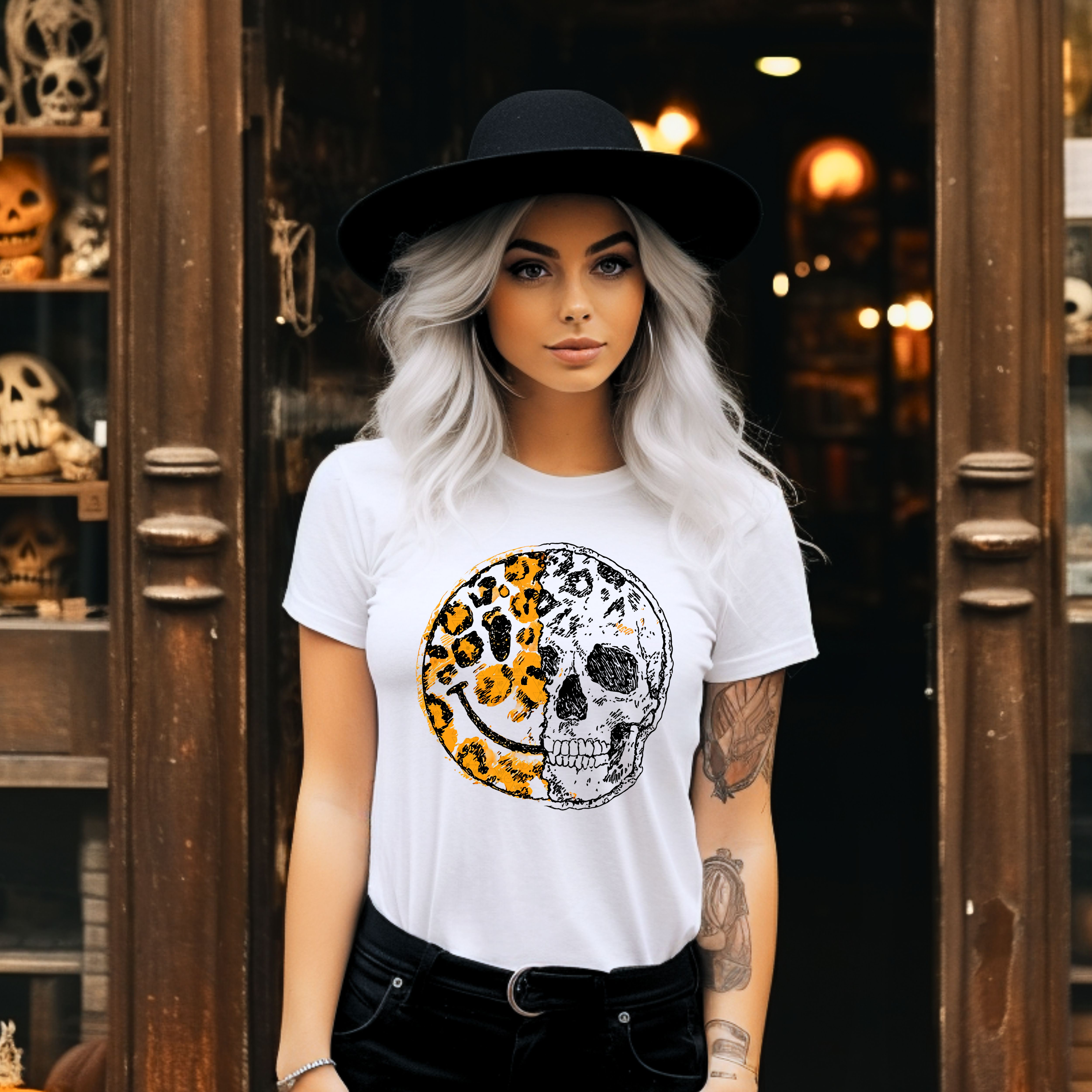 Half Smiley Half Skullie