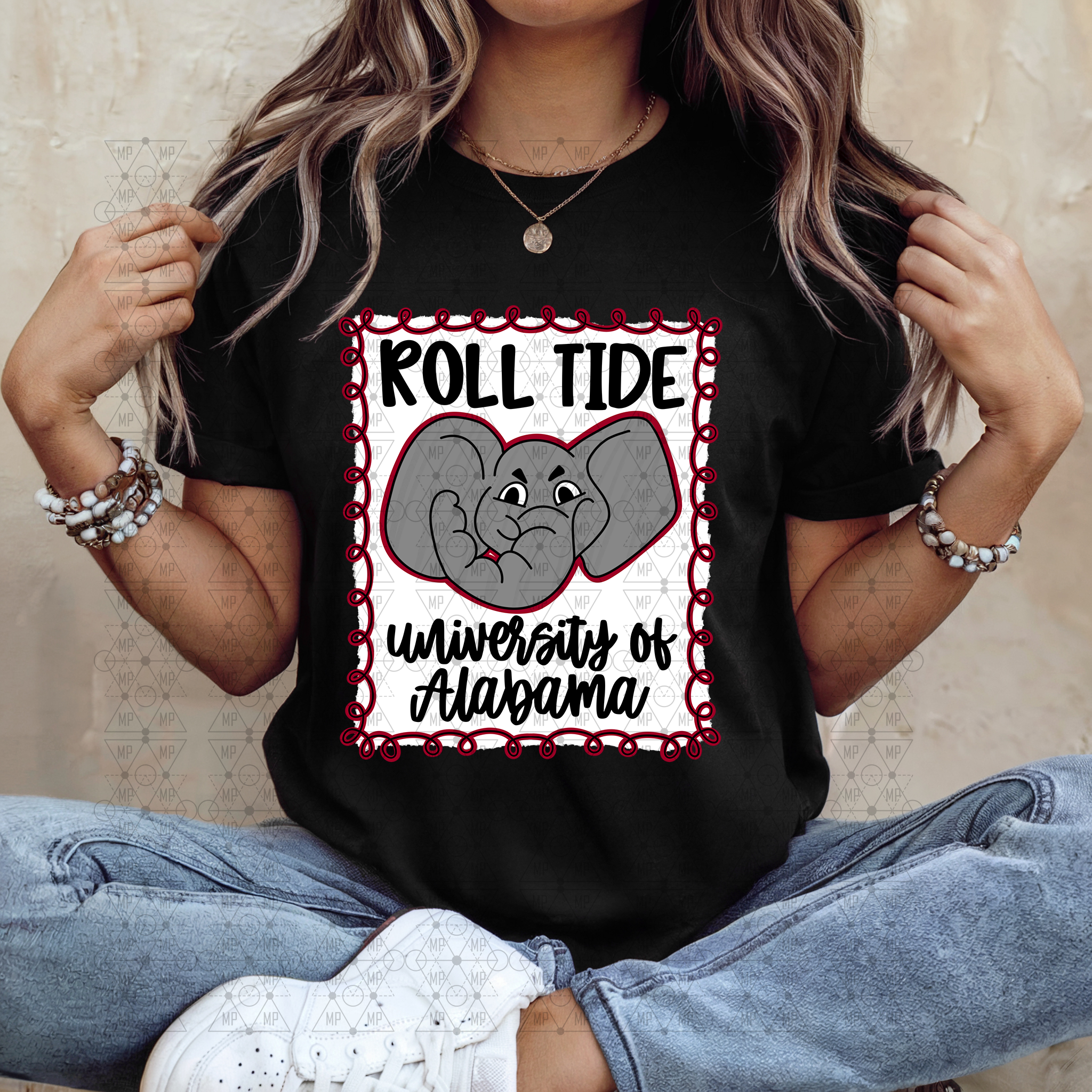 Cute Doodle Roll Tide