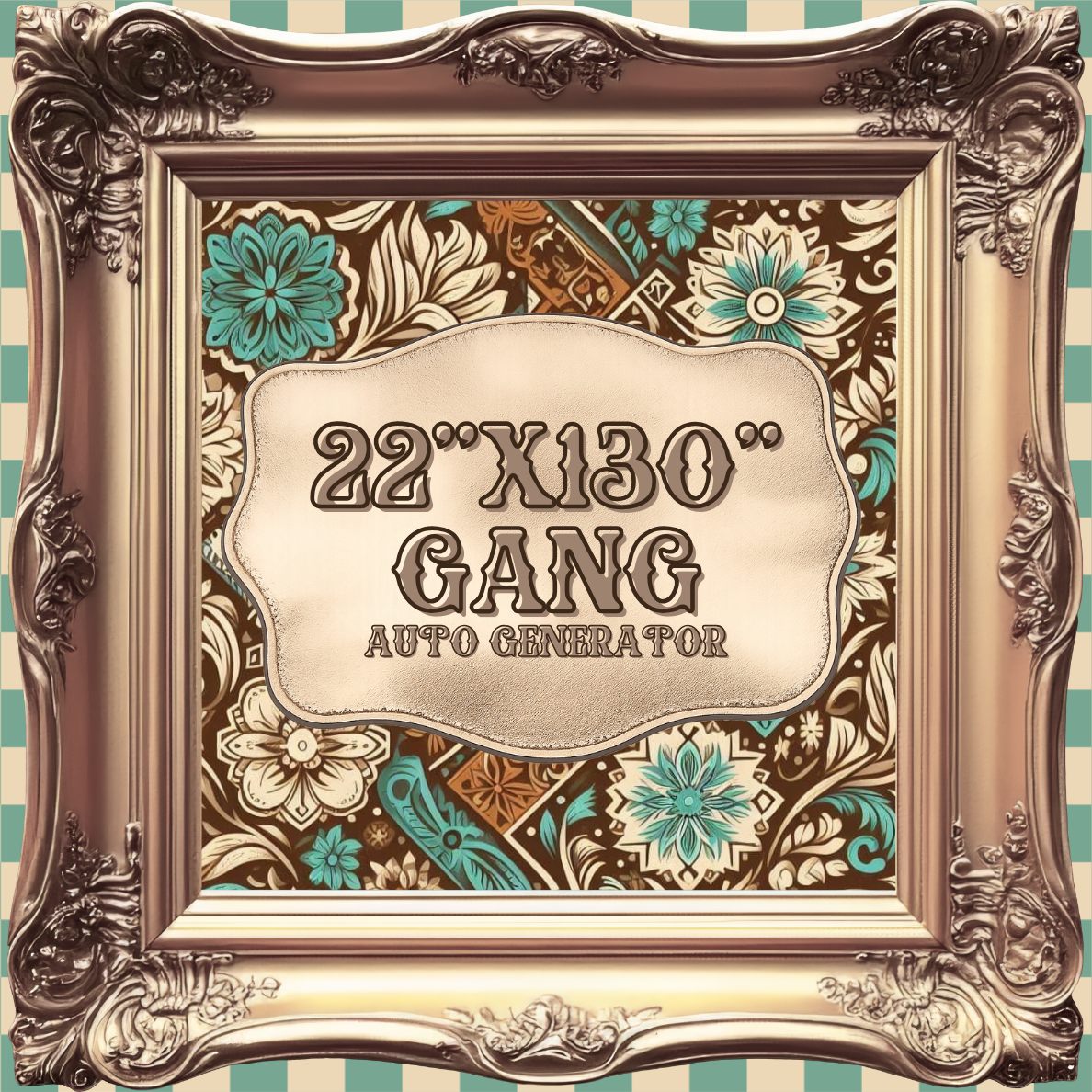 22" x 130" Gang Sheet Auto Generate Builder