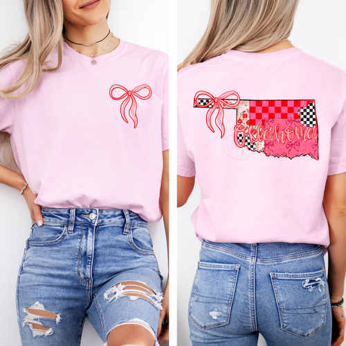Load image 1 in gallery view. Pink Bow Oklahoma