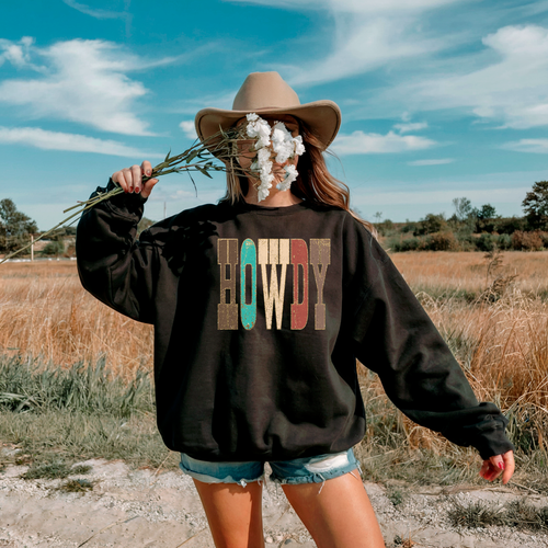 Load image 1 in gallery view. Boho Giant Howdy