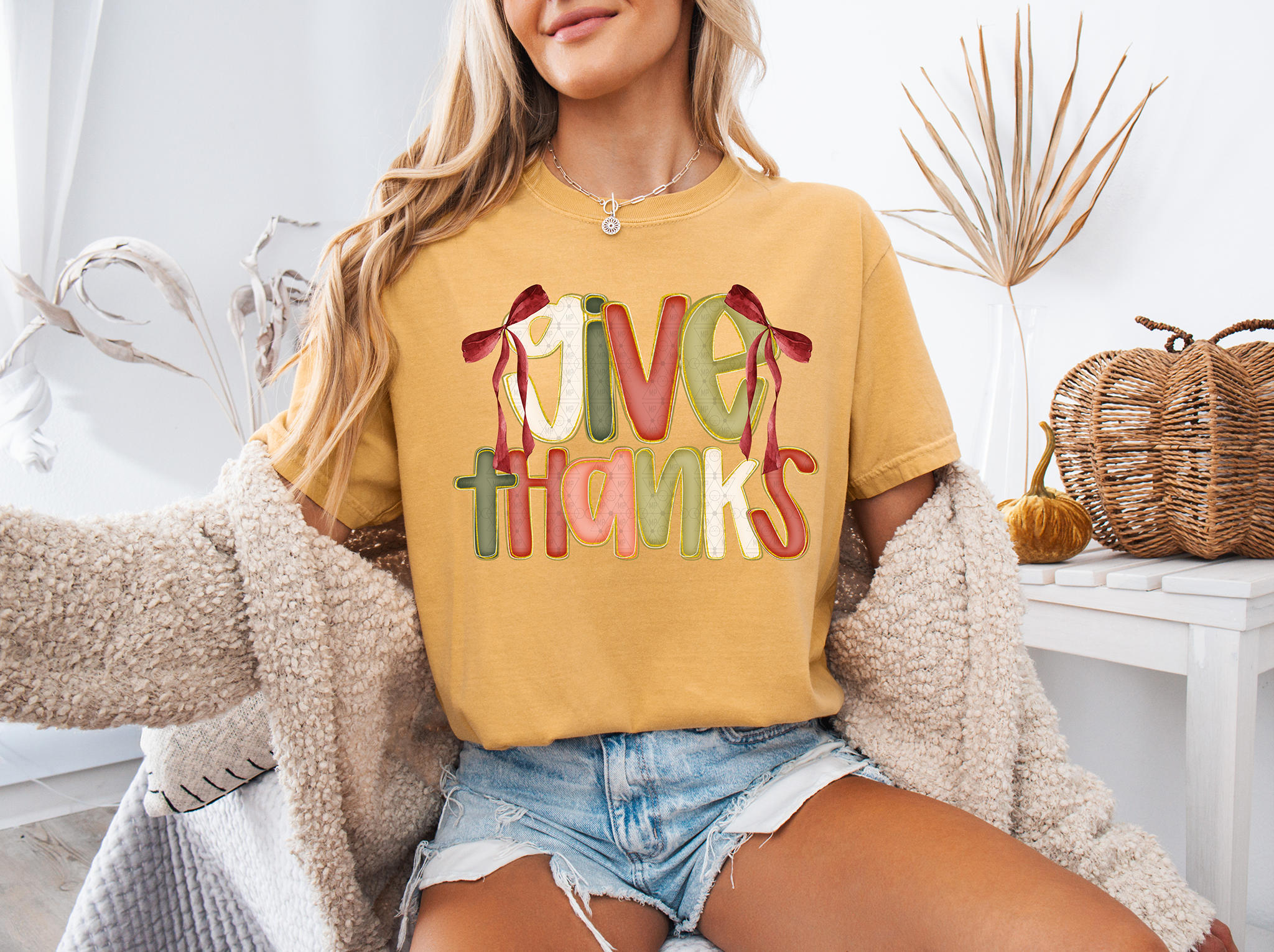 Give Thanks with Maroon Bows