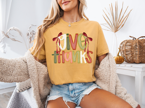 Load image 1 in gallery view. Give Thanks with Maroon Bows