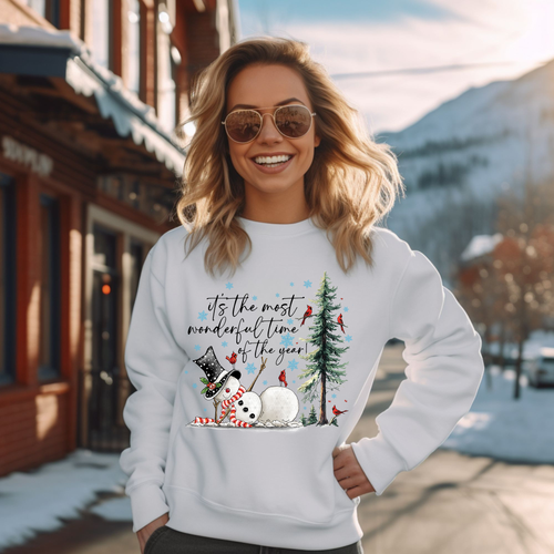 Load image 1 in gallery view. It's The Most Wonderful Time of Year Snowman