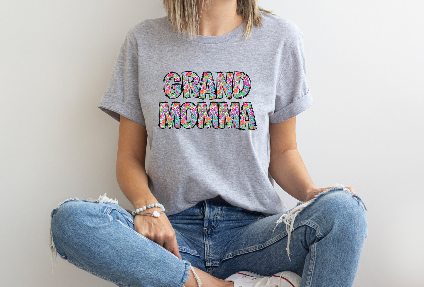 Boho Floral Grand Momma