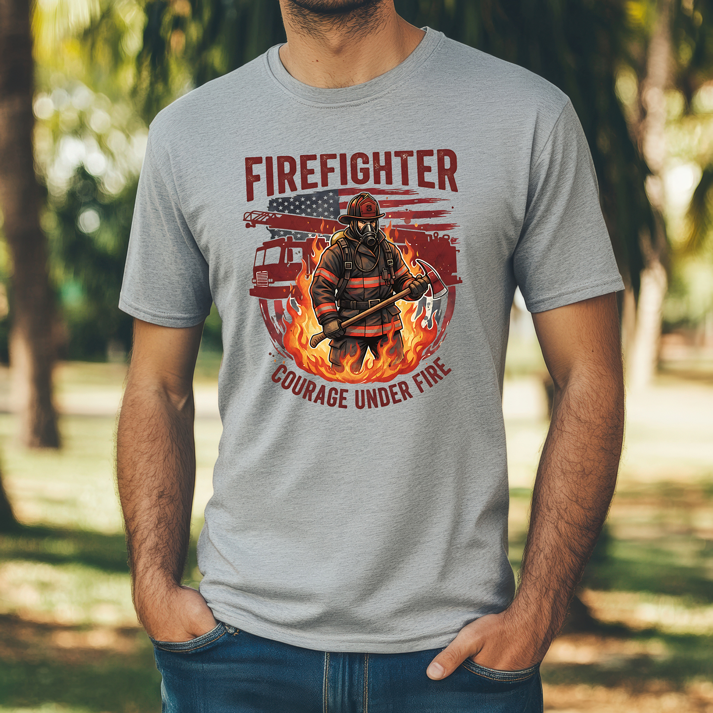 Firefighter Courage Under Fire