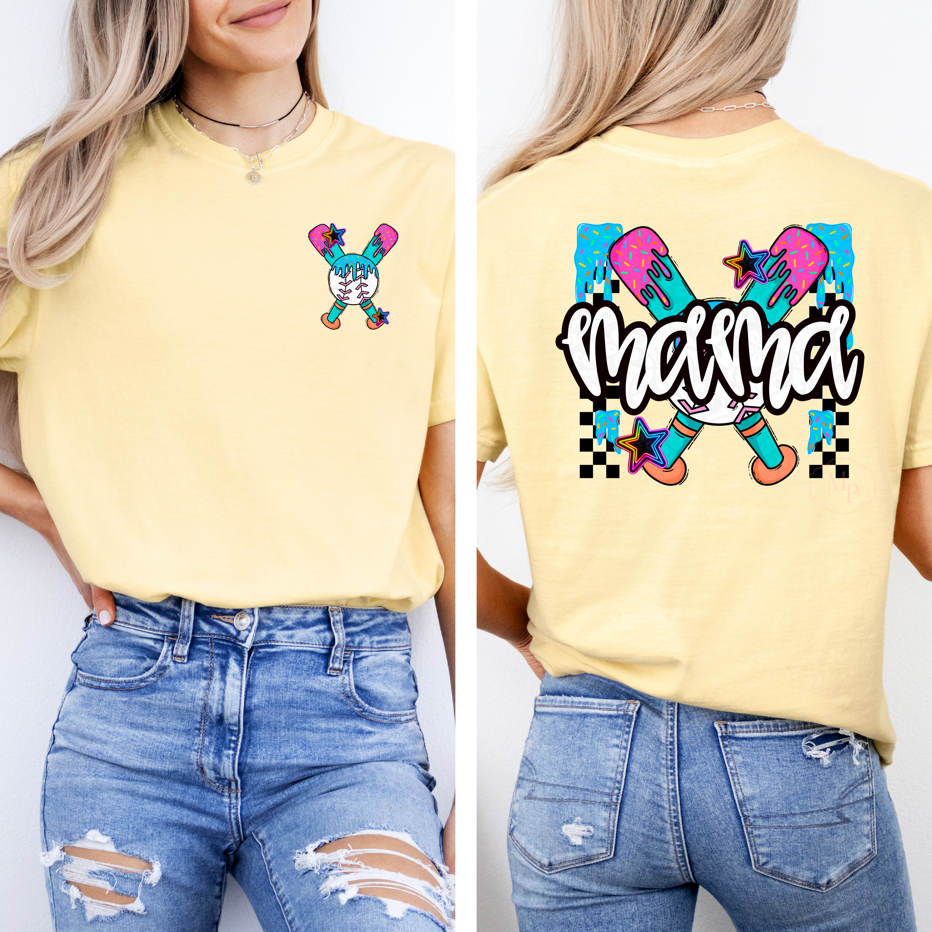 Checkered Mama Drip