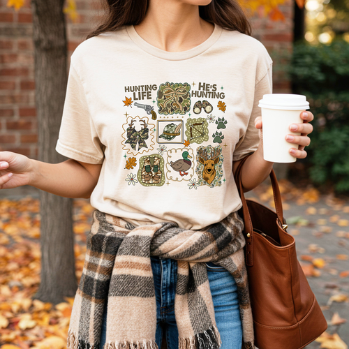 Load image 1 in gallery view. Hunting Life He's Hunting Collage