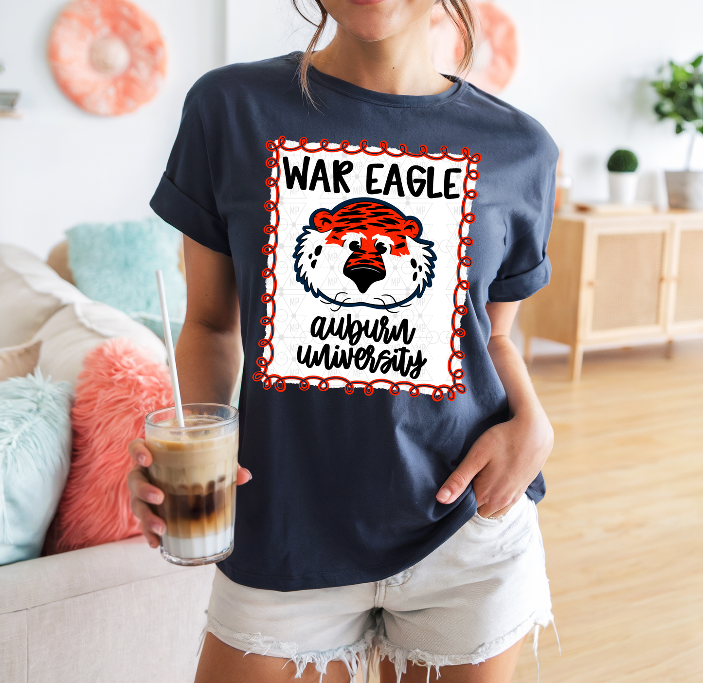 Cute Doodle War Eagle