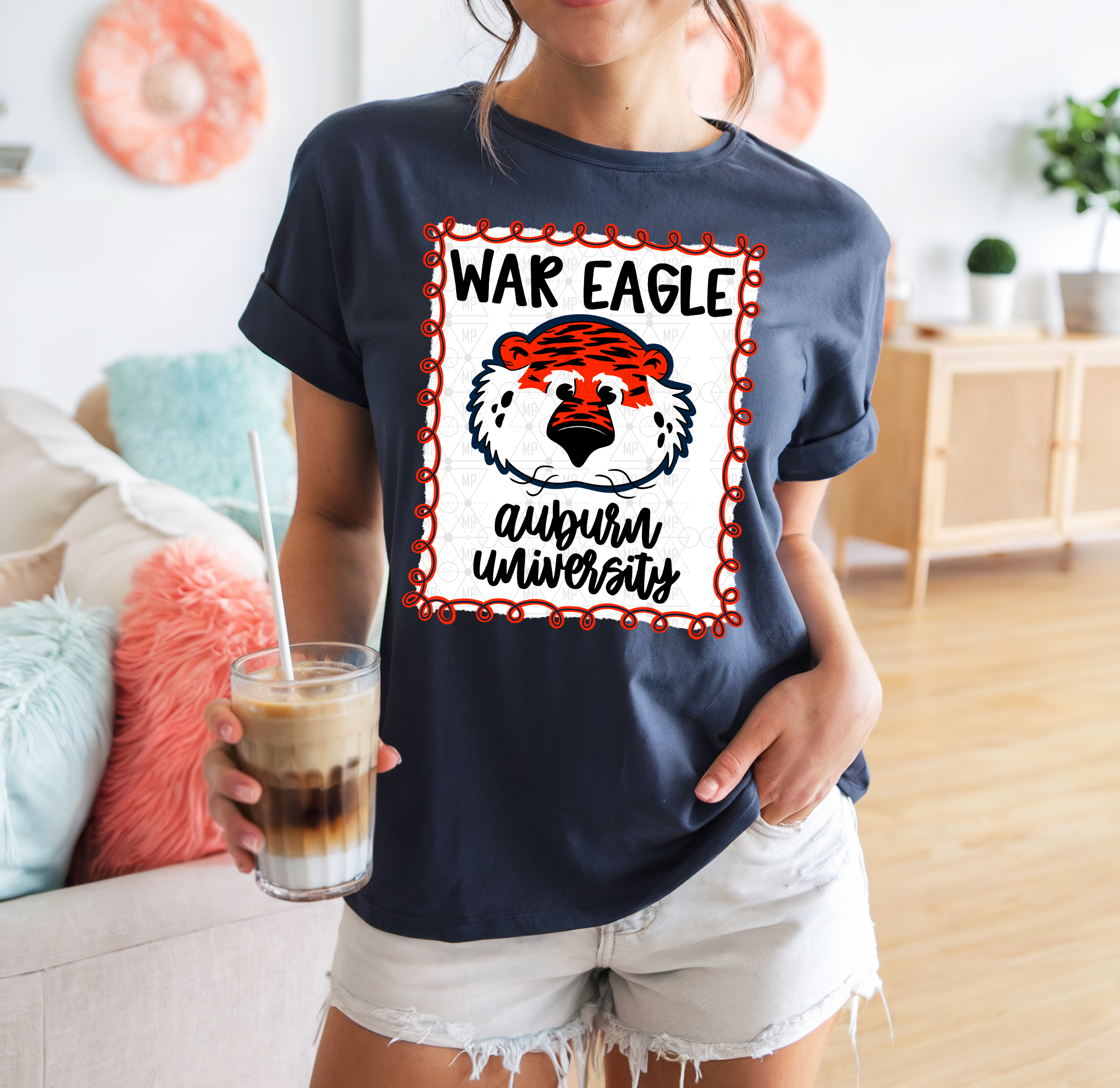 Cute Doodle War Eagle