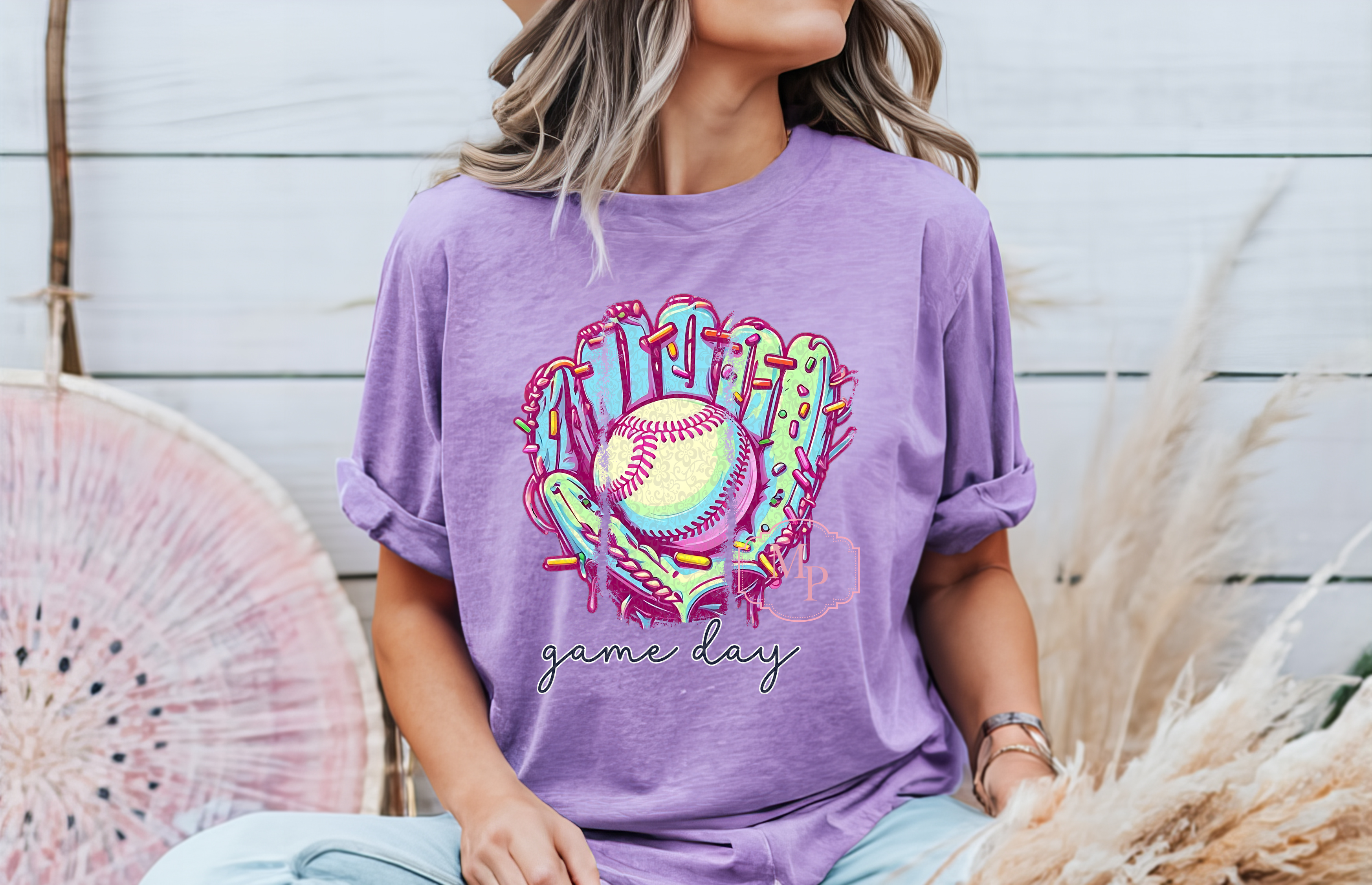 Game Day Neon Baseball Glove