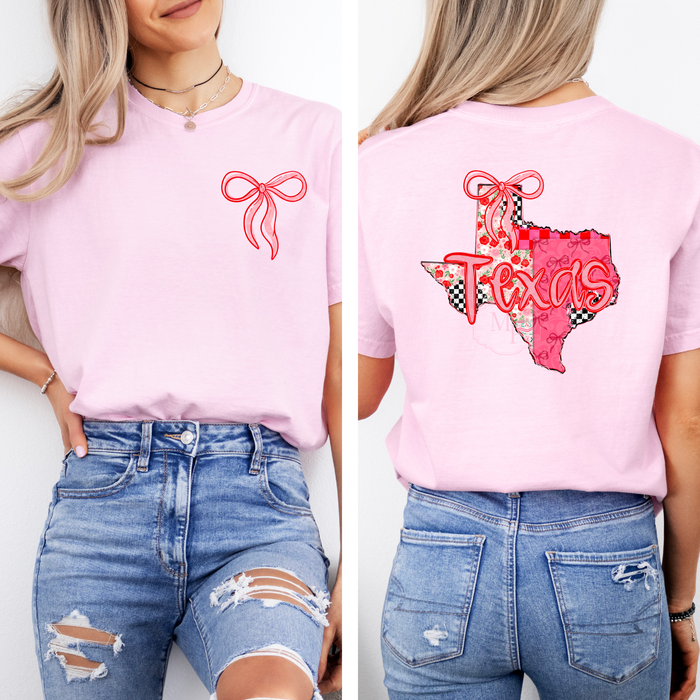 Pink Bow Texas