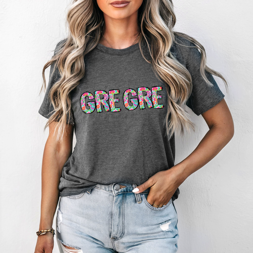 Load image 1 in gallery view. Boho Floral GreGre
