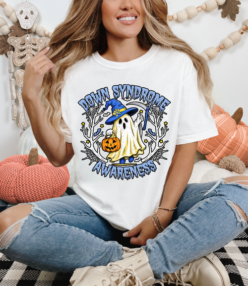 Load image 1 in gallery view. Down Syndrome Awareness Halloween