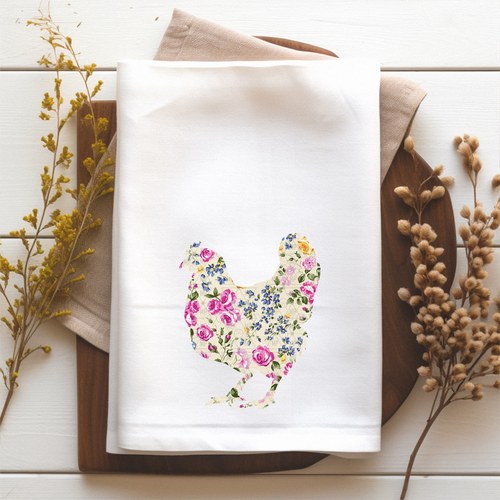Load image 1 in gallery view. Floral Chicken