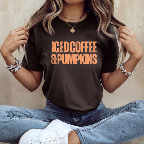 Load image 1 in gallery view. Iced Coffee & Pumpkins