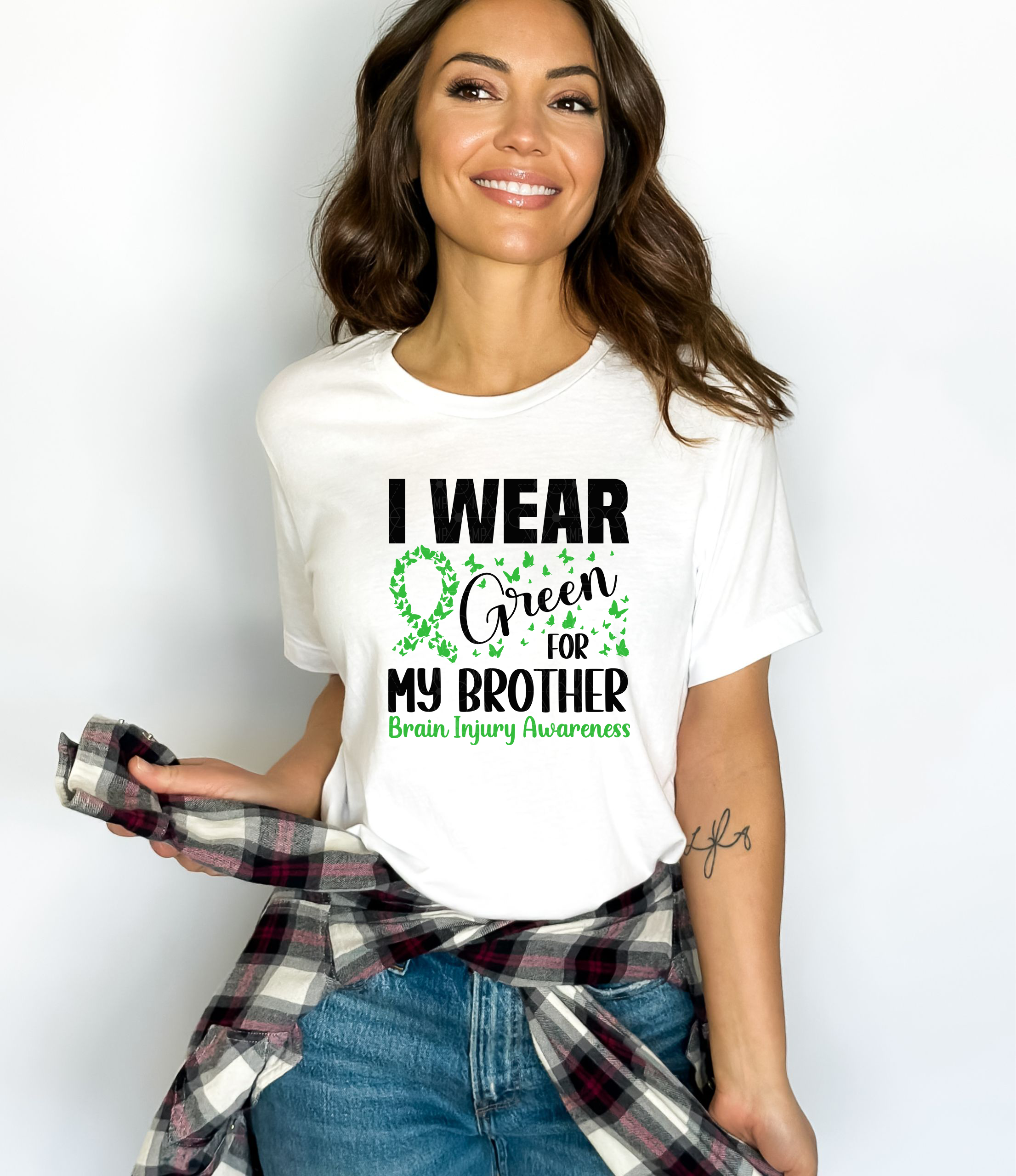 I Wear Green For My Brother Brain Injury Awareness