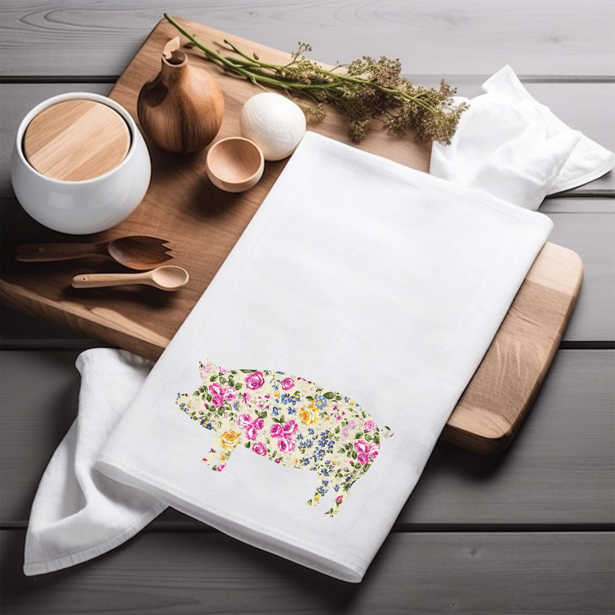 Floral Pig