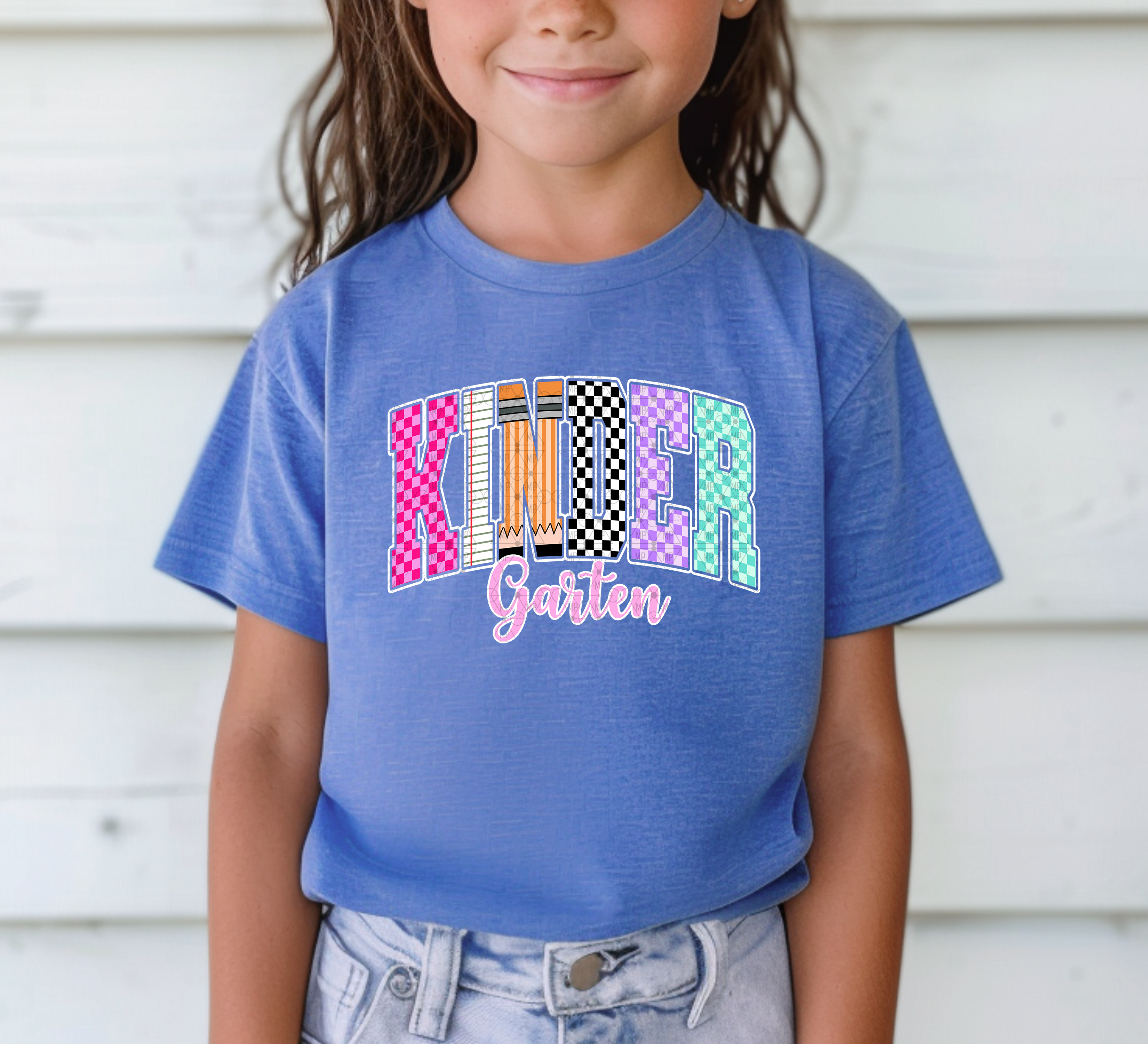 Preppy Checkered Kindergarten