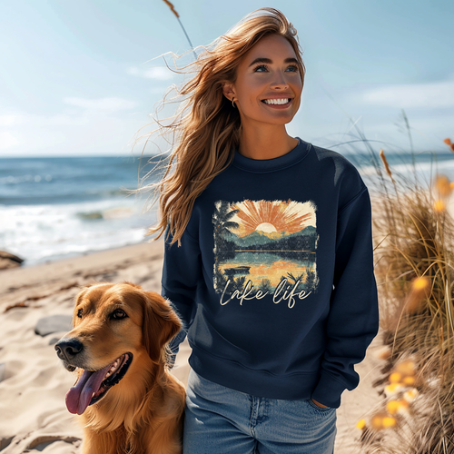 Load image 1 in gallery view. Lake Life Sunset