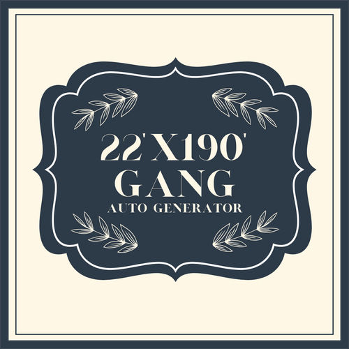 Load image 1 in gallery view. 22" x 190" Gang Sheet Auto Generate Builder