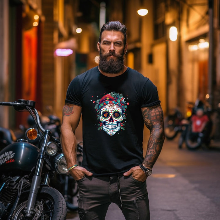 Christmas Sugar Skull