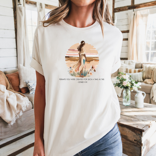 Load image 1 in gallery view. Boho Perhaps You Were Created For Such Times As This