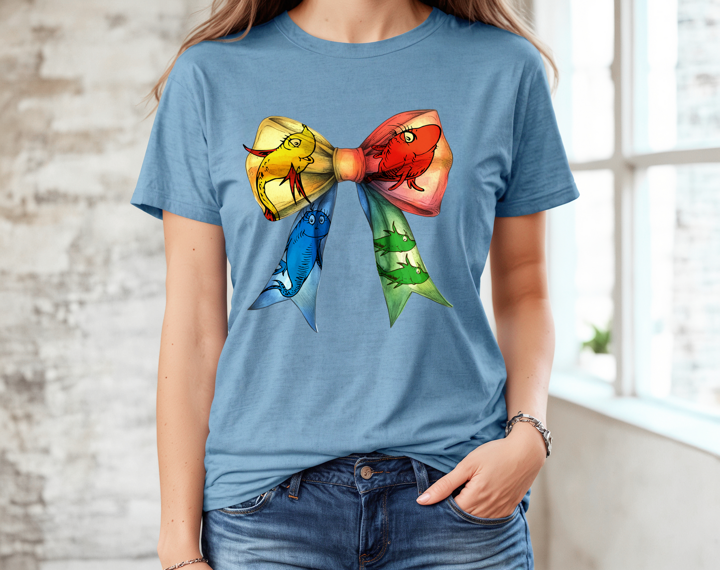 Vibrant Dr. Seuss Bow
