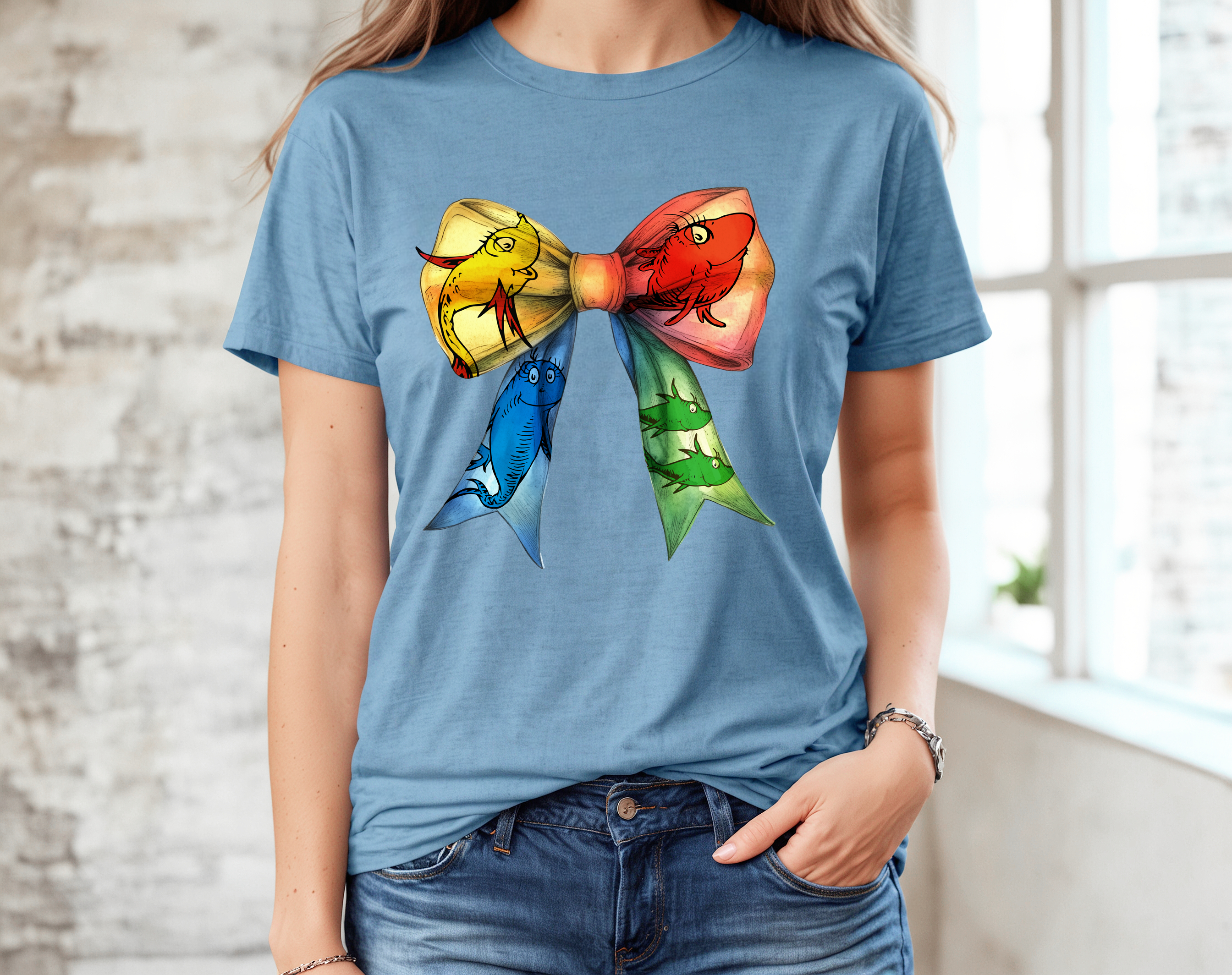 Vibrant Dr. Seuss Bow