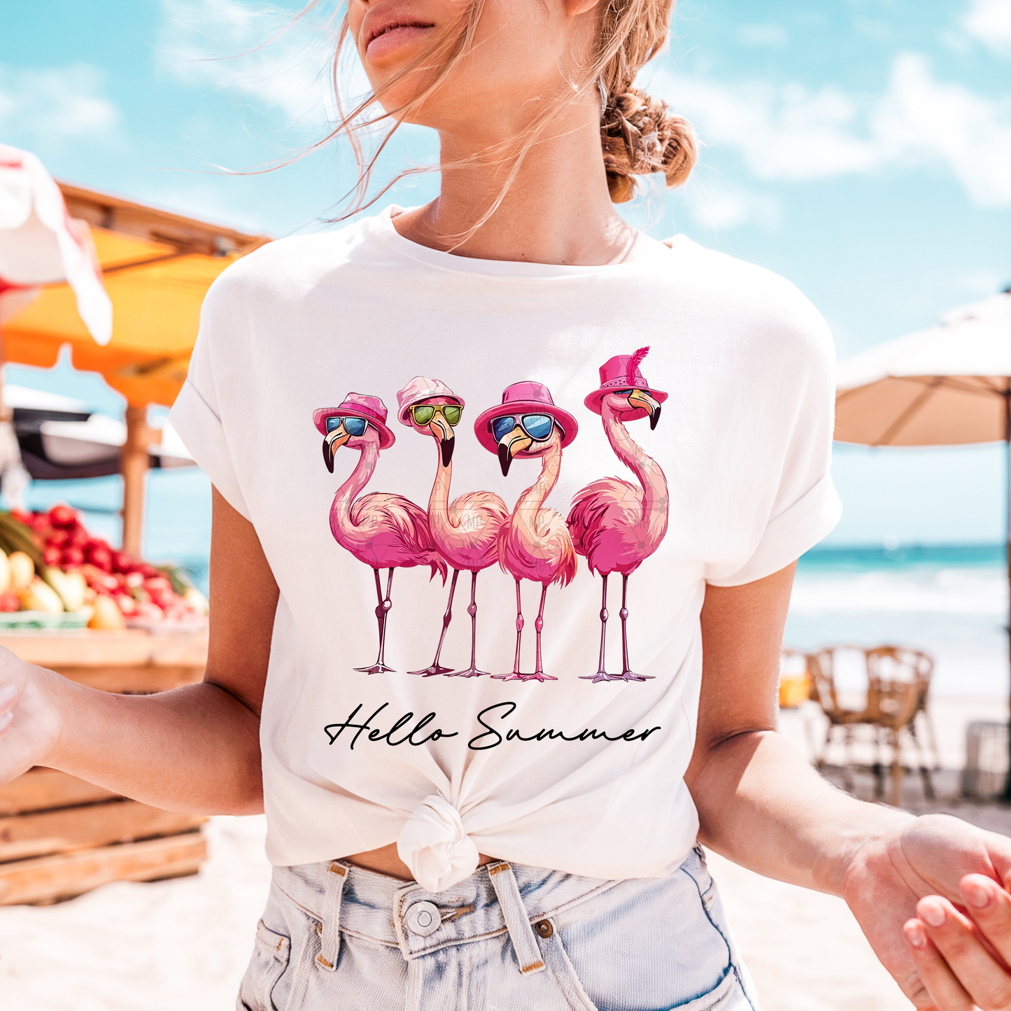 Hello Summer Flamingo