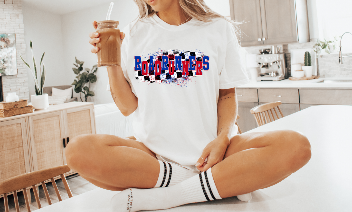 Distressed Checkered Roadrunners