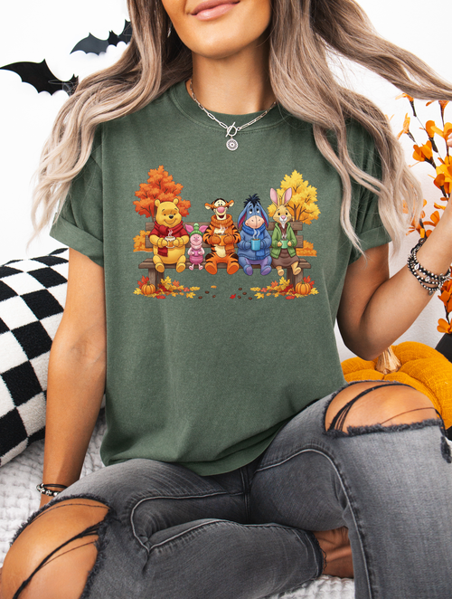 Load image 1 in gallery view. Cozy Pooh Fall