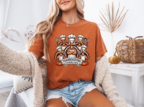 Load image 1 in gallery view. Thanksgiving Cooking Crew