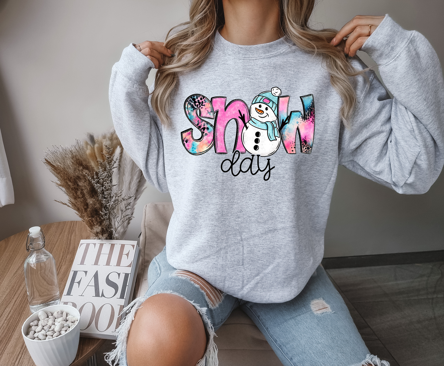 Doodle Snow Day with Snowman